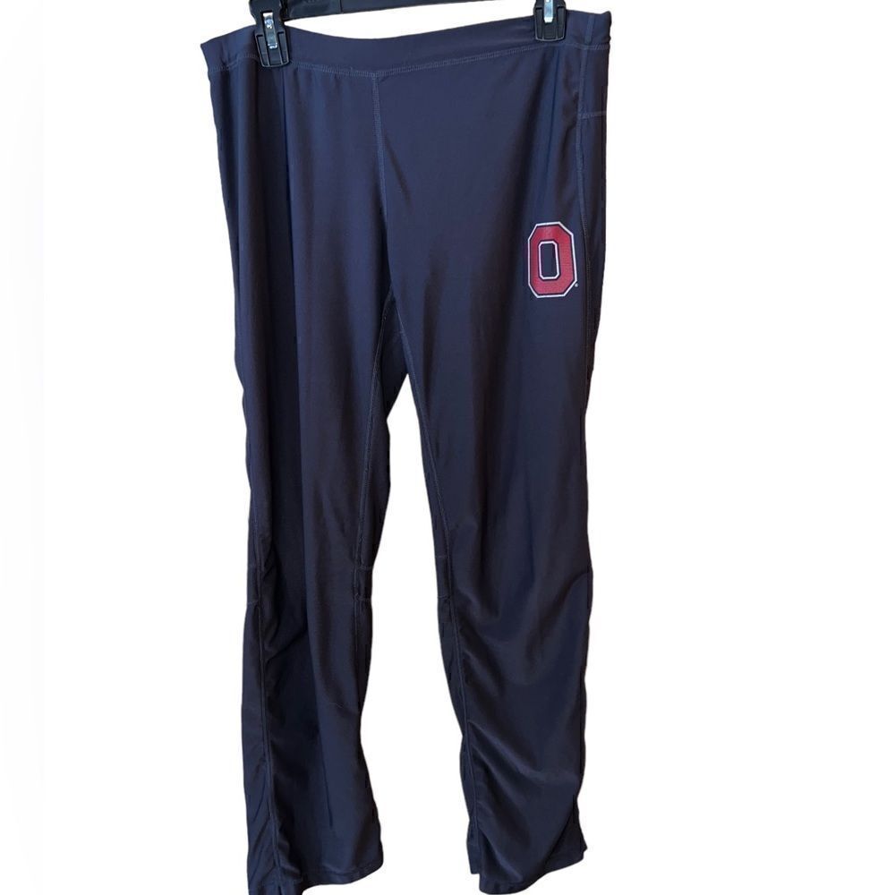Colosseum charcoal grey Ohio State yoga pants with ruched legs size small